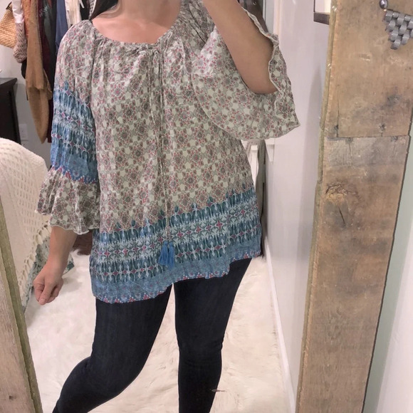 Umgee size 2XL boho floral top - Picture 1 of 5